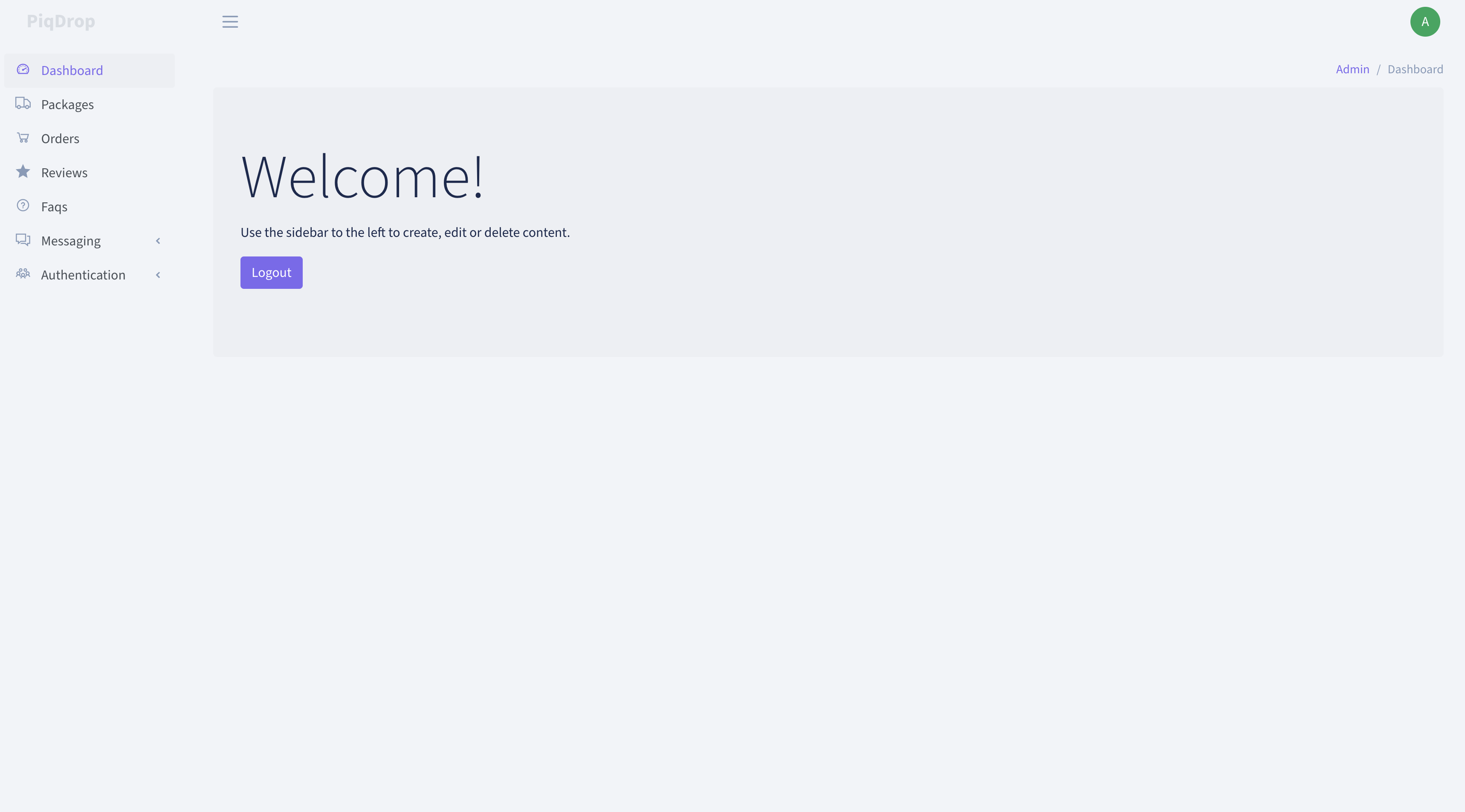 PiqDrop Admin Panel - 13